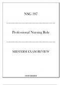 (UOP) NSG 397 Professional Nursing Role - Midterm Exam Review 20242025.