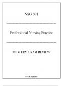 (UOP) NSG 391 Professional Nursing Practice - Midterm Exam Review 20242025.