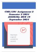 CML1501 Assignment 2 (COMPLETE ANSWERS) Semester 2 2024 (628838)- DUE 19 September 2024