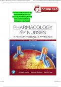 Test Bank For Pharmacology for Nurses A Pathophysiological Approach, 6th Edition by Michael P. Adams; Norman Holland, All Chapters 1 - 50, Verified ISBN: 9780135218334 Newest Edition 2024 Version Pdf Instant Download