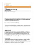 This document contains workings, explanations and solutions to the SJD1501 Assignment 5 (QUALITY ANSWERS) Semester 2 2024