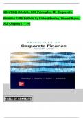 Solution Manual for Principles of Corporate Finance 14th Edition by Richard Brealey, Stewart Myers, Verified Chapters 1 - 34, Complete Newest Version