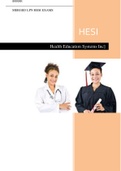 MERGED LPN HESI EXAMS | LATEST ANSWERS 