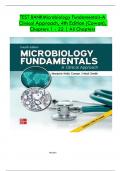 TEST BANK For Microbiology Fundamentals A Clinical Approach, 4th Edition (Cowan, 2022), | Verified Chapters 1 - 22 Updated, Complete Newest Version