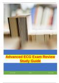 Advanced ECG Exam Review Study Guide