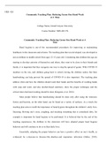 Community Teaching evaluation paper.docx    NRS- 428  Community Teaching Plan: Reducing Germs One Hand Wash   at A Time  College Name, Grand Canyon University  Course Number: NRS 428 VN   Community Teaching Plan: Reducing Germs One Hand Wash at A Time  Ha