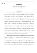 Public Health Issue .docx  NRS - 428  Public Health Issues  College Name, Grand Canyon University  Course Number: NRS 428-VN   Public Health Issue  Climate change is defined as a public health emergency on the website of the American Public Health Associa