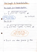 MAM2000W: Arc Length Reparametrisation Summary