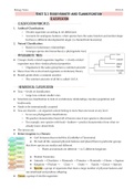 AS Biology WJEC UNIT 2.1 Classification and Biodiversity Topic Summary Notes