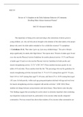 A_Snapshot_on_the_Daily_Sedentary_Behavior_of_Community_Dwelling_Older_African_American_Women.docx  SOC333 Review of €œA Snapshot on the Daily Sedentary Behavior of Community Dwelling Older African American Women€ SOC333: Research Methods The importance 