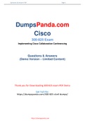 Newest and Real Cisco 300-825 PDF Dumps - 300-825 Practice Test Questions