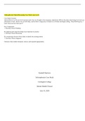 (answered) Schizophrenia Clinical Reasoning Case Study; Schizophrenia clinical week 1-Kendall Harrsion_A+ solution *latest Summer 2020/2021)