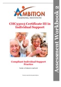CHC33015 CERTIFICATE III IN INDIVIDUAL SUPPORT