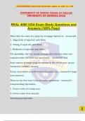 REAL 4000 UGA Exam Study Questions and Answers (100% Pass)