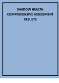 SHADOW HEALTH COMPREHENSIVE ASSESSMENT RESULTS