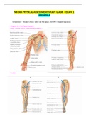 NR-304 PHYSICAL ASSESSMENT STUDY GUIDE – EXAM 1 VERSION 4 / NR304 PHYSICAL ASSESSMENT STUDY GUIDE – EXAM 1 VERSION 4: LATEST,CHAMBERLAIN COLLEGE OF NURSING