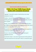 COSC 153 Final TAMU Exam Study Guide with Complete Solutions