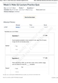 NR 531 WEEK 5 MALE GU QUIZ / NR531 WEEK 5 MALE GU QUIZ:LATEST 2021 | CHAMBERLAIN COLLEGE OF NURSING