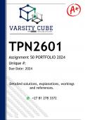 TPN2601 Assignment 50 (DETAILED ANSWERS) 2024 - DISTINCTION GUARANTEED