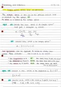 Probability and Statistics Maths Notes