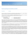 Samenvatting - Van de BV en de NV