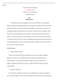 IT2250   Unit 1 Assignment 1   LAN.docx  IT2250  Intro To Network Technology  LAN Requirements  IT2250 - Unit 1 Assignment 1  Capella University  LAN   Requirements  The hospital will use ring topography for its local area network. In a ring topology, nod