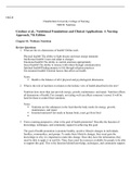 Chap 1 Review Questions.docx  NR228  Chamberlain University College of Nursing  NR228: Nutrition  Grodner et al.: Nutritional Foundations and Clinical Applications: A Nursing  Approach, 7th Edition  Chapter 01: Wellness Nutrition  Review Questions  1.   W