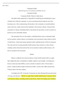 BSN FP4014   Assessment1.docx  BSN_FP4014  Community Health  Global Perspectives of Community and Public Service  Community Health  Community Health: Obesity in South Jersey  This public health organization is responsible for identifying and establishing 