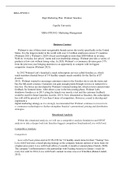 MBA FPX5012 FM Assessment3 1.docx    MBA-FPX5012  Digit Marketing Plan: Walmart Snackies  Capella University  MBA-FPX5012- Marketing Management  Business Context  Walmart is one of those most recognizable brands across the world, specifically in the Unite