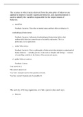 week 1 flashcards.docx    The science in which tactics derived from the principles of behavior are applied to improve socially significant behavior, and experimentation is used to identify the variables responsible for the improvement of behavior.  a.   m