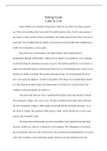 Touchstone.docx    Setting Goals Later in Life  Most children can remember being asked, "what do you want to be when you grow up." That isn't something that I can recall. If an adult asked me this, it isn't in my memory. I grew up in a small, 