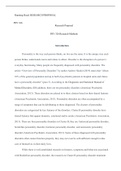 Research Proposal.docx  Running Head: RESEARCH PROPOSAL  PSY 326  Research Proposal  PSY 326 Research Methods  Introduction  Personality is the way each person thinks, no two are the same. It is the unique way each person thinks, understands reacts and re