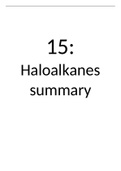 Haloalkanes poster