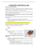 Fisiología: función ventricular