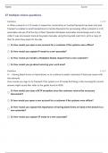 BRCA Study Guide Questions With Correct Answers, Already Passed!!