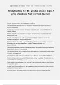 Straighterline Rel 101 graded exam 1 topic 3 prep Questions And Correct Answers