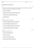 BIO 139 Final Exam Review Questions & Answers Rated 100% Correct!!