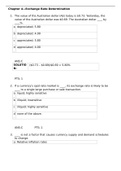 BUS 138 International Finance Test Bank Chapter 04