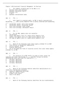 BUS 138 International Finance Test Bank Chapter 01- Multinational Financial Management: An overview