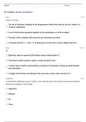 CSP Final Exam Questions & Answers Graded A+