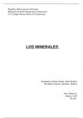 LOS MINERALES