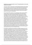 A* FULL MARKS Equus essay 'Describe how you would portray Alan in scene 17 through physicality to communicate meaning to the audience'