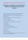 Introductory Sommelier Course Workbook + Windows Exam Questions With Correct Answers