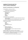 samenvatting biologie havo 5 thema's; voeding en vertering, regeling en waarneming, gedrag 