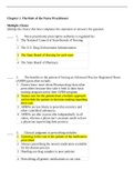 Chapter 1. The Role of the Nurse Practitioner Multiple Choice Identify the choice that best completes the statement or answers the question