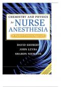 Test Bank For Chemistry and Physics for Nurse Anesthesia 3rd Edition By David Shubert, PhD; John Leyba, PhD; Sharon Niemann,