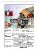 ELECTRICAL AND ELECTRONICS ELECTRICAL INSTALLATION AND  MAINTENANCE NC II  PERFORM ROUGHING-IN ACTIVITIES,  WIRING, AND CABLING WORKS FOR  SINGLE-PHASE DISTRIBUTION, POWER,  LIGHTING, AND AUXILIARY SYSTEMS  PERFORMING ROUGHING-IN ACTIVITIES,  WIRING, AND 