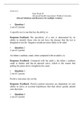 1 NURS 6512 Week 5 Quiz Latest 2021  Walden University.docx  NURS 6512   Quiz Week 05  Advanced Health Assessment: Walden University  (Recent Solutions and Resources for multiple versions)        Question 1  2 out of 2 points  A specific test is one that 