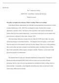 WK8Assign.SOCW 6361 Analysis of a Policy.docx  SOCW-6361  Part 3: Analysis of a Policy  SOCW-6361:  Social Policy: Analysis and Advocacy  Walden University  The policy's strengths and weaknesses. What is working? What is not working?  Under Barack Obam