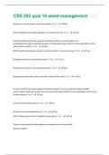 CSS 202  EXAM PACKAGE DEAL QUESTIONS & ANSWERS RATED A+